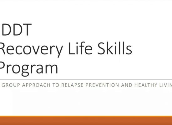 IDDT Recovery Life Skills Program